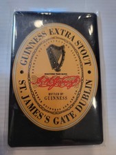GUINNESS European Raised 3D  Refridgerator Souvenir Home Kitchen Decoration A2
