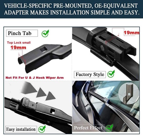 OEM Windshield Wiper Blade Replacement for GMC Terrain Chevy Equinox 2010-201... - Picture 3 of 6
