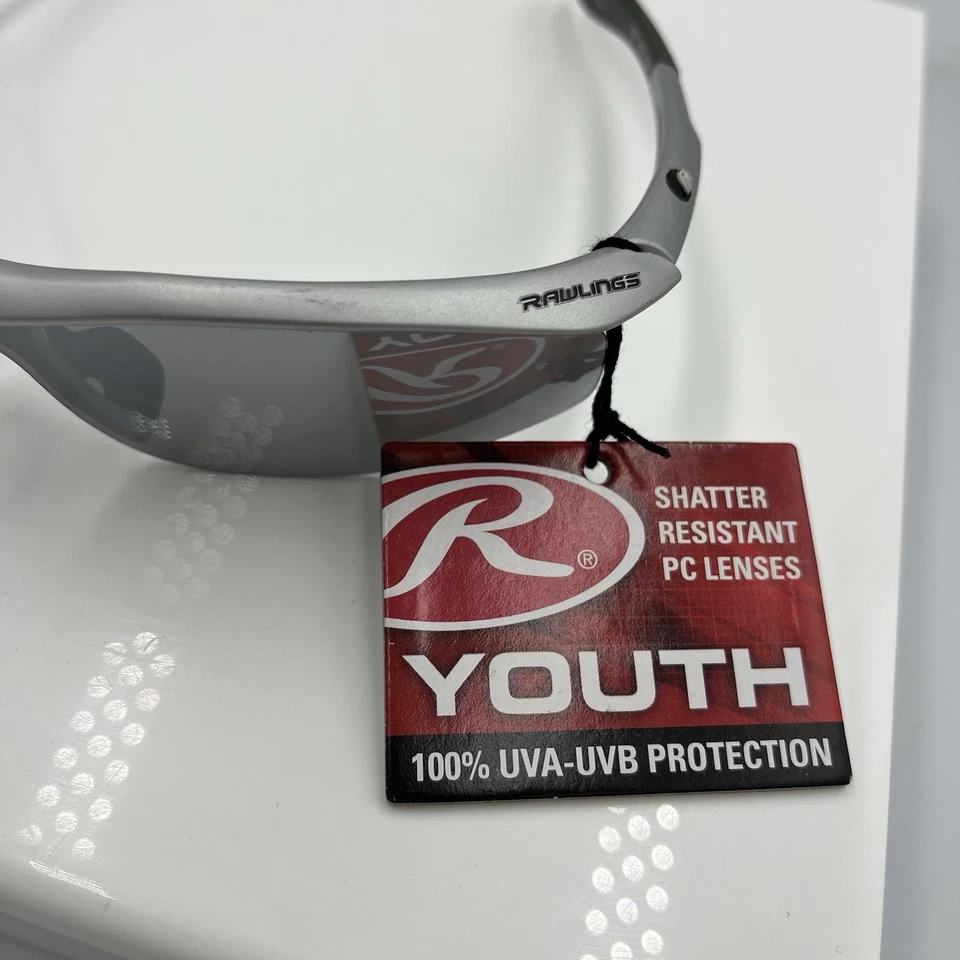 Gafas de sol deportivas Rawlings grises juveniles RY 102 RV lentes resistentes a la rotura Foto 2 de 4