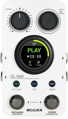 MOOER Looper Pedal Black for Guitarists