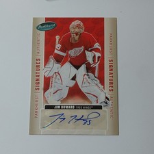 Upper Deck Parkhurst Signatures Jimmy Howard Detroit Red Wings Autographed #JH