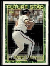 Paul Carey *ROOKIE CARD* (RC) 1994 Topps #4