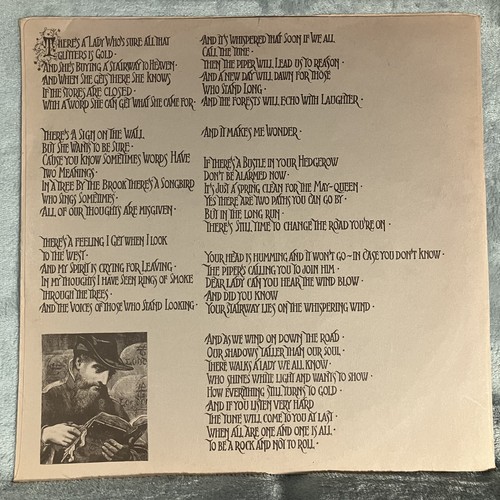 Led Zeppelin IV (Zoso) LP • Canadian Pressing SD 7208 • VG • No Outer Sleeve - Picture 2 of 8