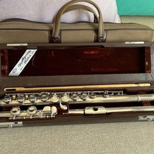Miyazawa MS-95S Flute Silver Plated with Case Used Japan