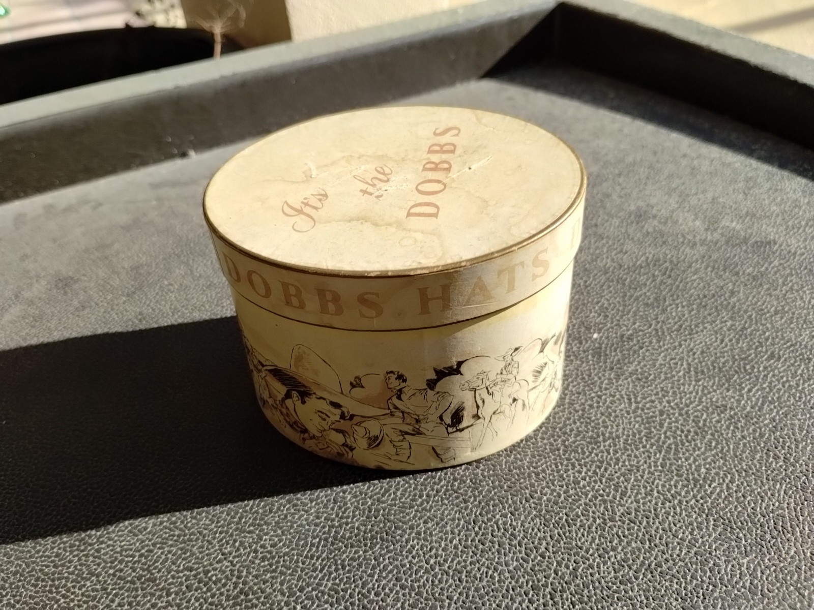Vintage Dobbs Fifth Avenue Hats Salesman Sample Brown Hat W/ Box