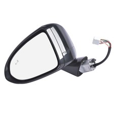 Power Mirror Driver Left Side Black Fit for Hyundai Sonata 1.6L 2.5L l4 2020-202