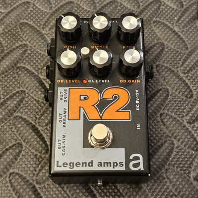 AMT Electronics R2 Legend Amps! Analog Overdrive Preamp Pedal for Guitar