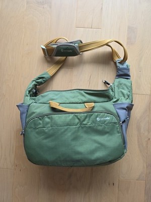 Pacsafe Venture V12 Anti Theft Camera Bag.  OLIVE GREEN/GREY 