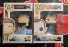 Funko Pop! Supernatural Lot of 2 Crowley #200 & Castiel Glow #1840 w/Protectors