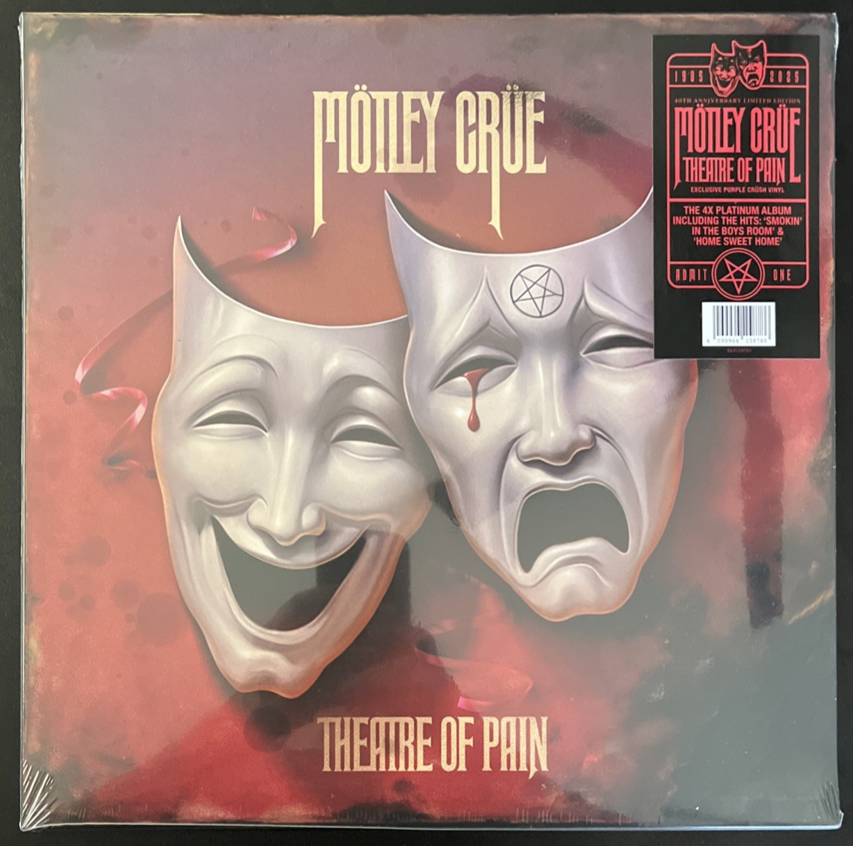 Motley Crue Theatre Of Pain (40Th Indie Exclusive) Colored Vinyl LP