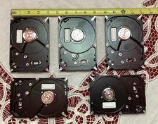 Scrap 3.5” Hard Disc Drive Motors For Robots & Art Crafts Lot Of 5
