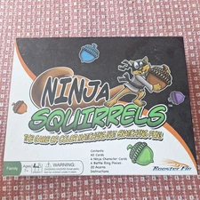 Ninja Squirrels Color Matching Board Game Rooster Fin 2016 Complete