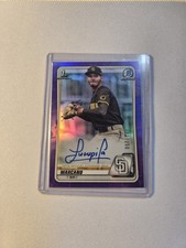 2020 Bowman Chrome Prospect Purple Refractor 101/250 Tucupita Marcano Auto