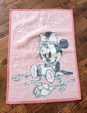 Vintage 1984 Biederlack Disney Minnie Mouse Baby Blanket Made in USA 28" x 36"