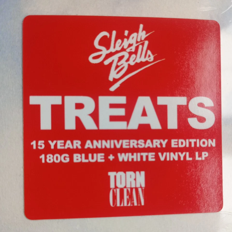SLEIGH BELLS - TREATS: RSD BLACK FRIDAY BLUE/WHITE VINYL LP + BKLET/POSTER: MINT - Image 2 of 4