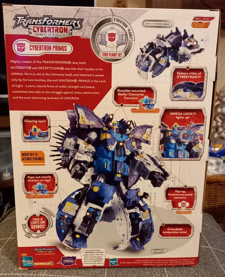 Hasbro 2005 MISB Transformers Cybertron Supreme Class Primus - USA Edition - Image 2 of 4