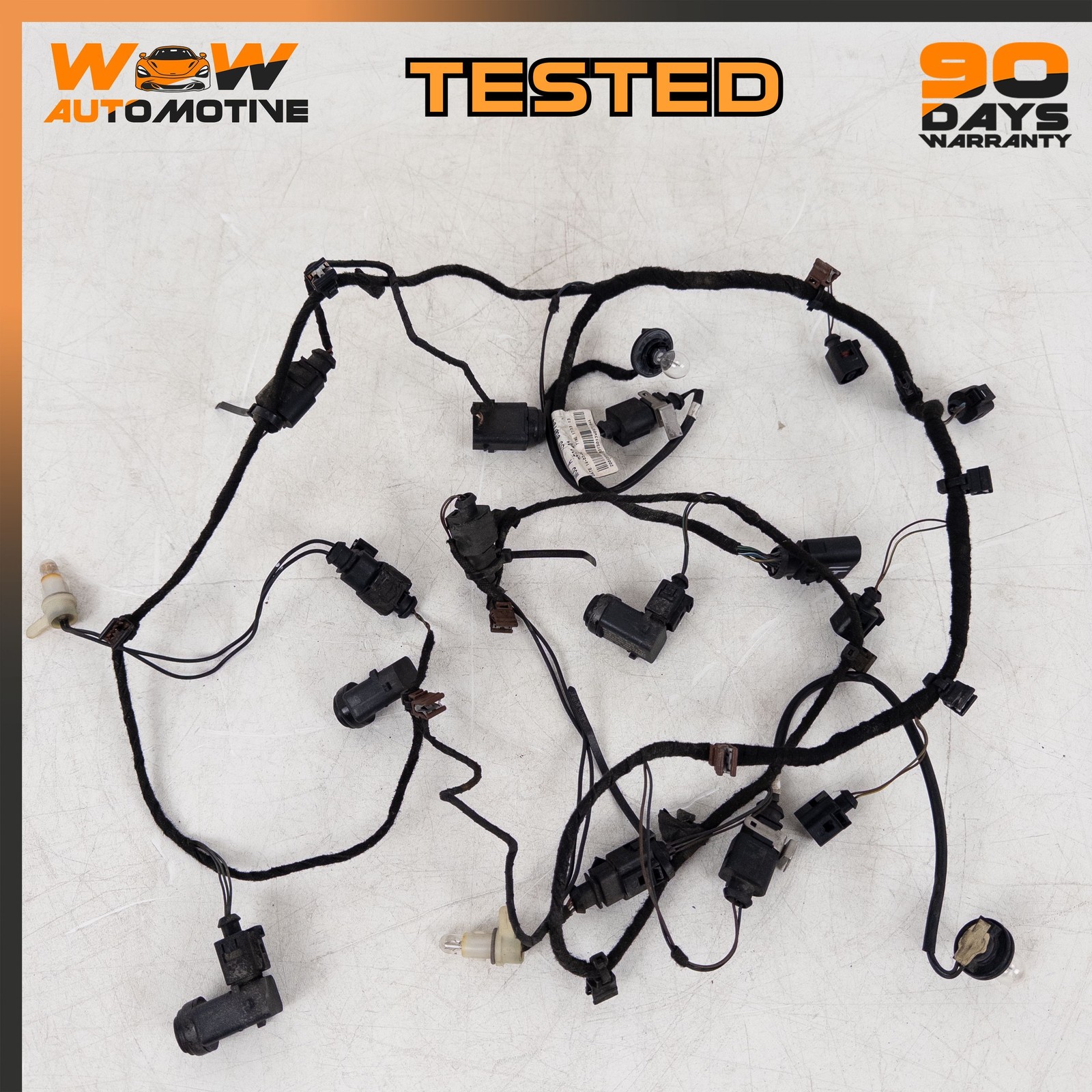 04-13 BENTLEY CONTINENTAL GT GTC REAR BUMPER PARKING SENSOR WIRE HARNESS OEM