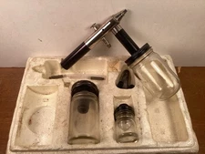 Vintage Thayer & Chandler Large-Airbrush Set, Used Maybe 1-Time