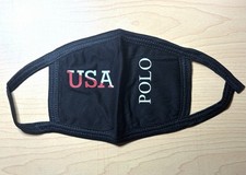 USA Polo, Double Layer, 100 Cotton, Face Mask Washable, lot of 2 pcs