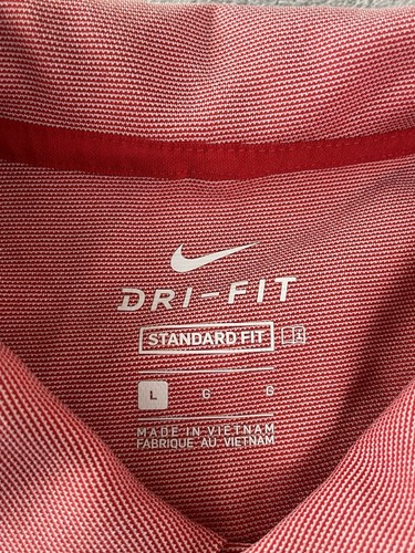 Nike Poloshirt Erwachsene Large hellrot Golf Performance Dri-Fit Herren Standard Fit - Bild 5 von 13