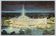 Vatican Pavilion New York World s Fair 1964-65 Night View Postcard