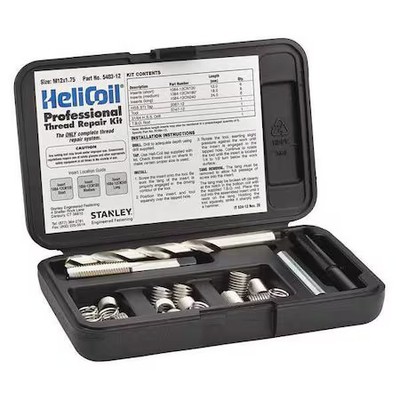 Stanley Engineered Fastening 5403-12 Free-Running Helical Insert Repair Kit,
