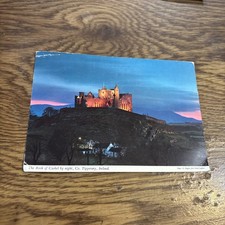 Rock of Cashel by Night, Tipperary Ireland Postcard