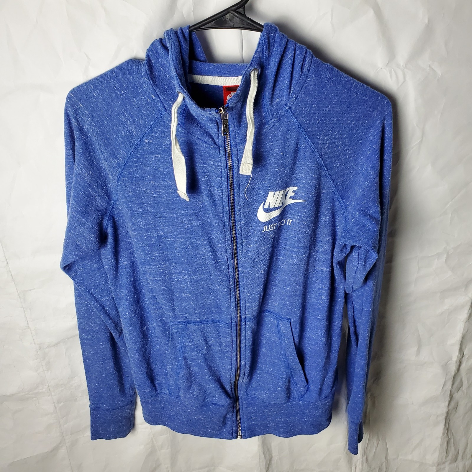 SACAI X NIKE Nike Felpa Con Cappuccio Donna S Blu Palestra Vintage Felpa Giacca Active 726057 480