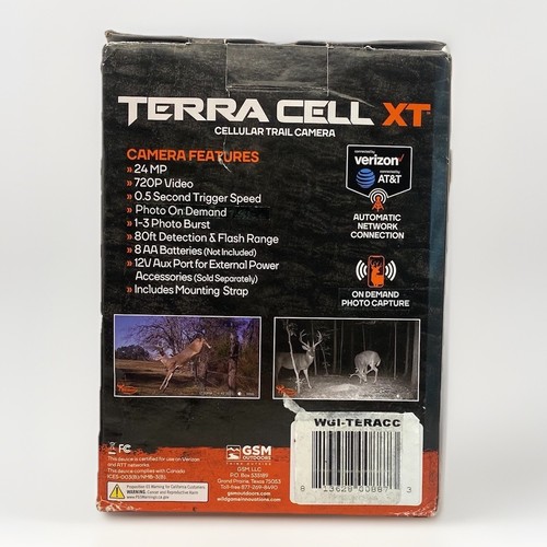 Wildgame Innovations Terra Cell XT 24MP Cellular Dual Network Trail Camera - 第 2/4 張圖片