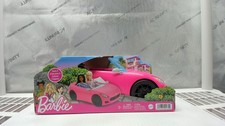 Barbie Toy Car Convertible Pink Vehicle Seats 2 Mattel