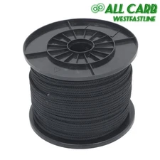 3/16 inch Black Dacron Polypropylene Rope 500 Ft Spool For Indoor, Hunting