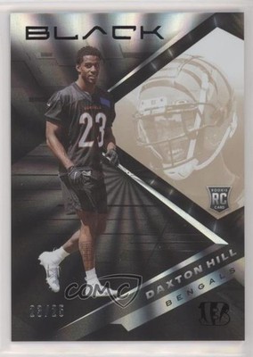 2022 Panini Black Rookies Copper 23/25 Daxton Hill #154 Rookie RC pe8