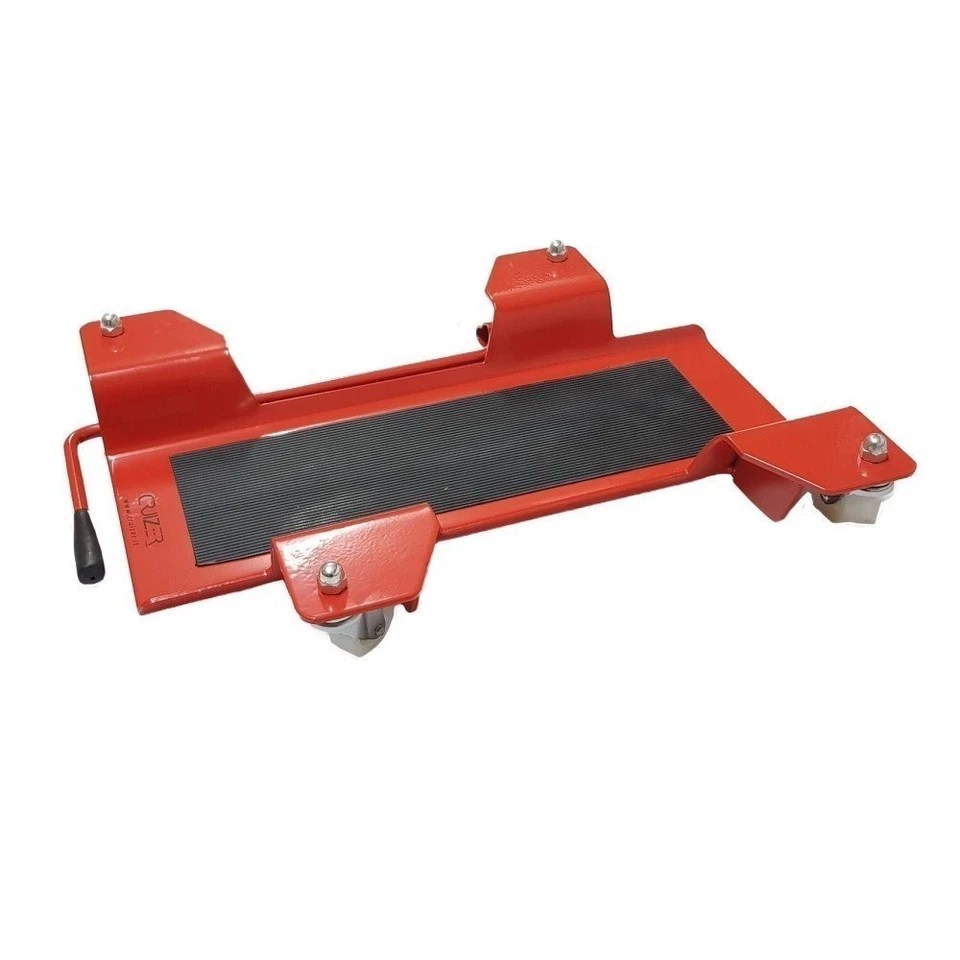 CRUIZER Cavalletto Sposta Moto Scooter Carrello Pedana Universale 4 Ruote Rosso - Immagine 1 di 1