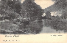 BELGIQUE - environs d'yvoir - le bocq a bauche - carte postale ancienne -