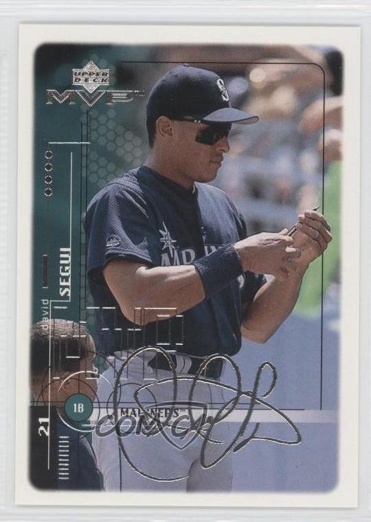 1999 Upper Deck MVP Silver Script David Segui #195 0q3