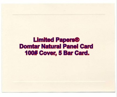 Limited Papers (TM) RSVP Cards and Envelopes | 100# Cover, 5 Bar Card - 250 Card