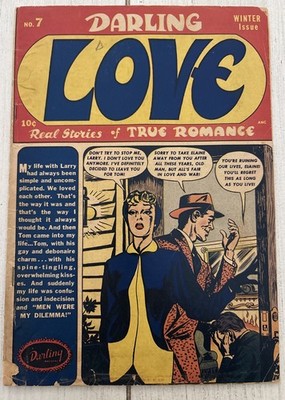 Darling Love #7 (Archie 1950) VG Harry Lucey Cover/Art Golden Age $.10 Romance
