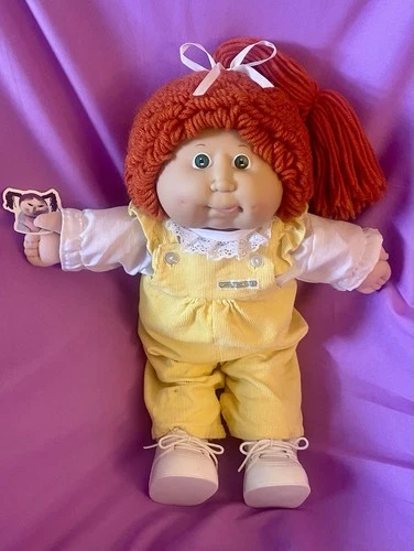 New Listing1986 Red Poodle Cabbage Patch Kids Girl Excellent Condition # 11 head mold