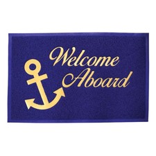 Lalizas PVC Welcome Mat Nautical Gift Galley Rug Ship Boat Sailing