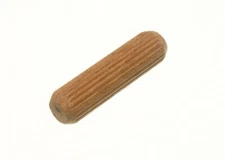 New 5,000 X Wooden Dowels Hardwood Grooved Fluted Wood Pins M10 X 60mm - Onestop