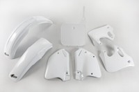 Kunststoff Verkleidung Kit Honda CR 125 1993 - 1994 CR 250 1992 - 1994 Weiß Ufo