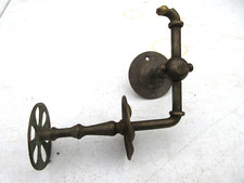 Antique brass toothbrush soap Holder Vintage Bath Accessory