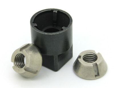 NEW M8-1.25 Tamper Proof Stainless Security Nuts for LED Light Bar Cube Rigid KC