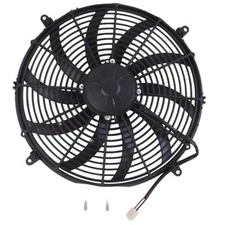 16" 12V Puller Cooling Fan Curved Blades VA18-AP71/LL-59A 30102049 For SPAL