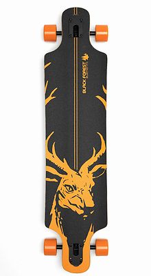BLACK FOREST DRIFTER  42 '' ORANGE - Komplett Skateboard Longboard 