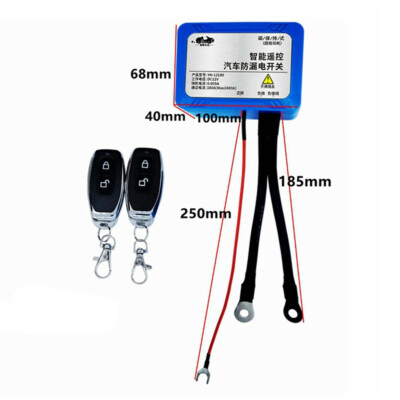 机 180A Battery Master Isolator Cut Off Kill Switch Dual Remote