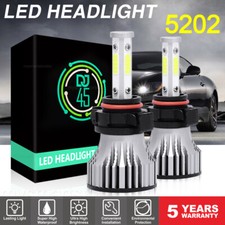 2x 2504 5202 9009 Led Fog Light Bulbs 6000k Xenon White 240w 32000lm High Power