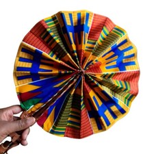 African Fabric Fan