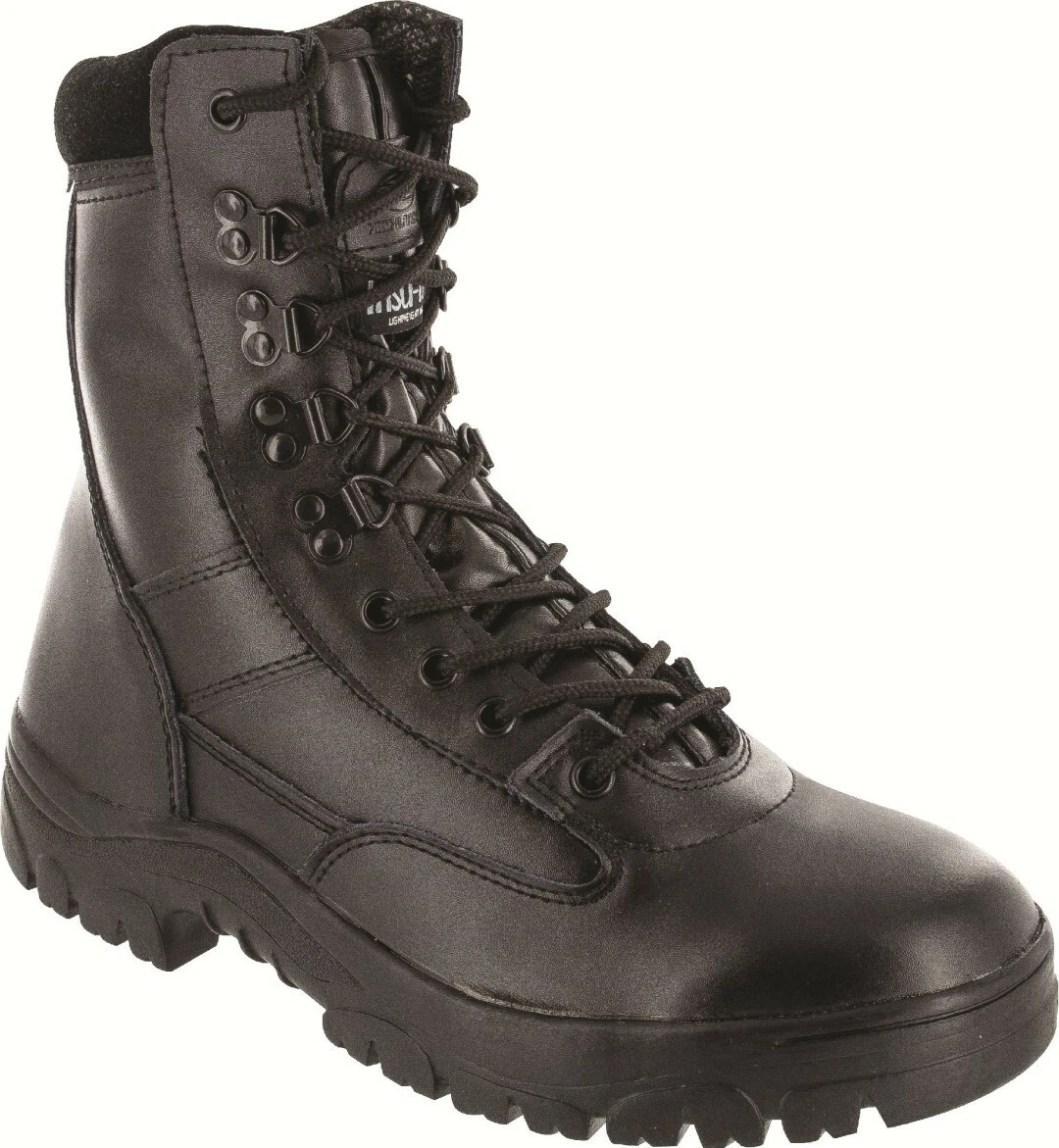 Highlander Delta All Leather Black Patrol Boot Rubber Sole Damaged Box Cadets