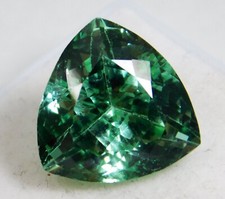 Natural Paraiba Tourmaline 4.60 Ct Teal Green Trillion Cut Gemstone Certified